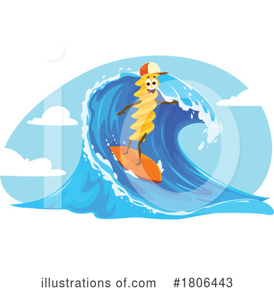 Surfing Clipart #1806443 by Vector Tradition SM