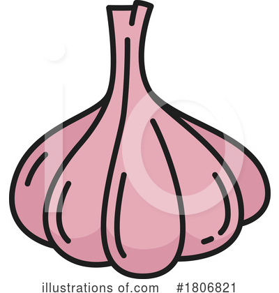 Garlic Clipart #1806821 by Vector Tradition SM