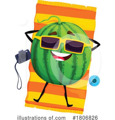 Melon Clipart #1806826 by Vector Tradition SM