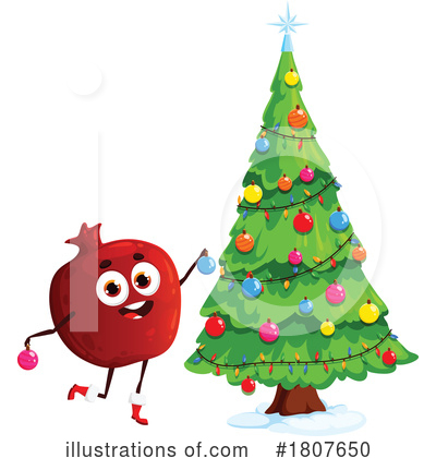 Christmas Tree Clipart #1807650 by Vector Tradition SM