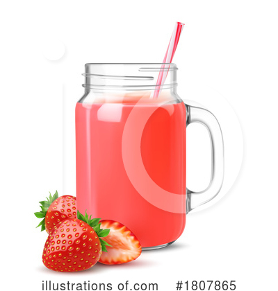 Strawberry Clipart #1807865 by Vector Tradition SM