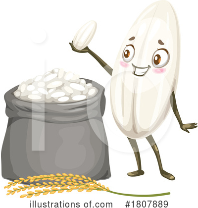 Rice Clipart #1807889 by Vector Tradition SM