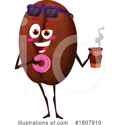 Coffee Bean Clipart #1807910 by Vector Tradition SM