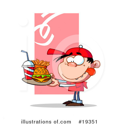 Royalty-Free (RF) Food Clipart Illustration by Hit Toon - Stock Sample #19351