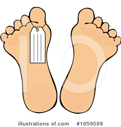 Royalty-Free (RF) Foot Clipart Illustration by djart - Stock Sample #1059509