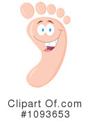 Foot Clipart #1093653 by Hit Toon
