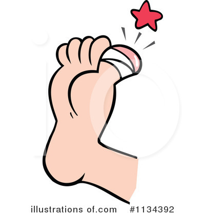 Royalty-Free (RF) Foot Clipart Illustration by Johnny Sajem - Stock Sample #1134392