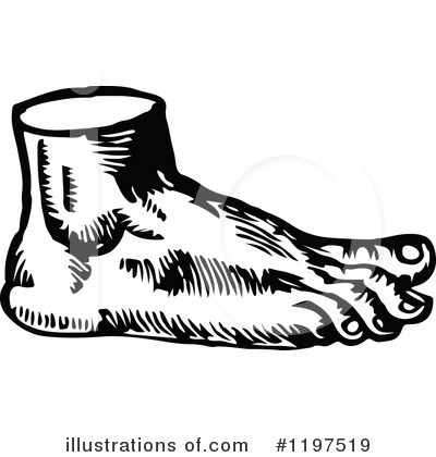 Foot Clipart #1197519 by Prawny Vintage