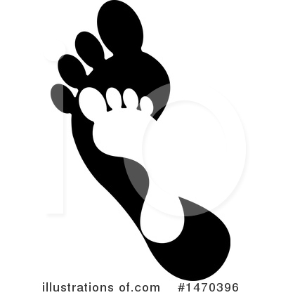 Footprint Clipart #1470396 by Lal Perera