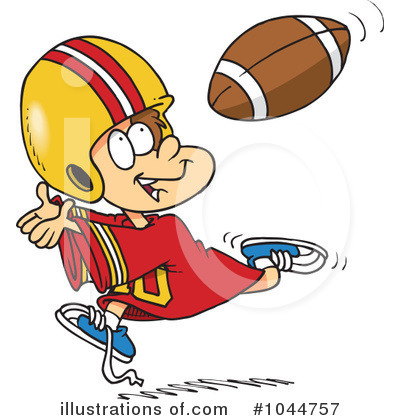 Football Players Clipart #1044757 by toonaday