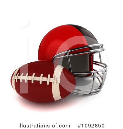 American Football Clipart #1092850 by BNP Design Studio