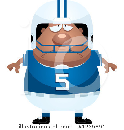 Football Player Clipart #1235891 by Cory Thoman