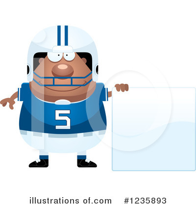 Football Player Clipart #1235893 by Cory Thoman