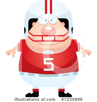 Football Player Clipart #1235896 by Cory Thoman