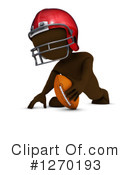 Football Clipart #1270193 by KJ Pargeter
