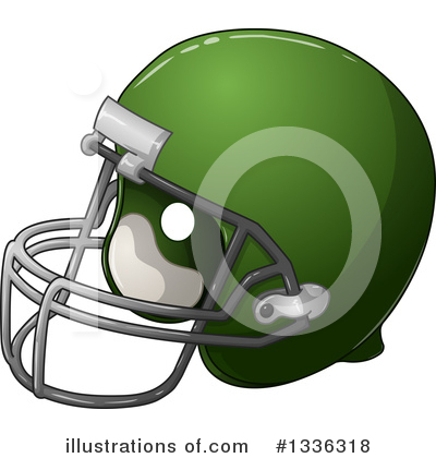 American Football Helmet Clipart #1336318 by Liron Peer