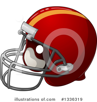 American Football Helmet Clipart #1336319 by Liron Peer