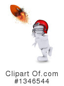 Football Clipart #1346544 by KJ Pargeter
