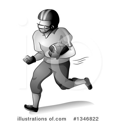 Football Player Clipart #1346822 by BNP Design Studio