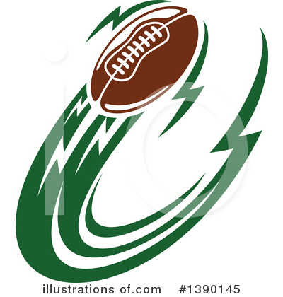 Royalty-Free (RF) Football Clipart Illustration by Vector Tradition SM - Stock Sample #1390145