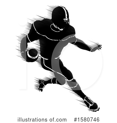 Football Player Clipart #1580746 by AtStockIllustration
