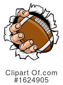 Football Clipart #1624905 by AtStockIllustration