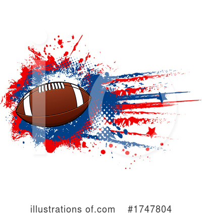 Footballs Clipart #1747804 by Vector Tradition SM
