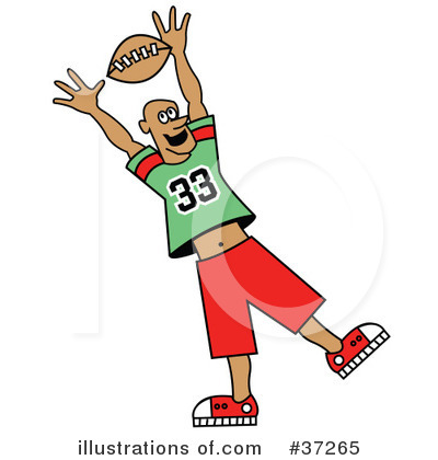 Football Clipart #37265 by Andy Nortnik