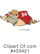 Football Clipart #433421 by toonaday