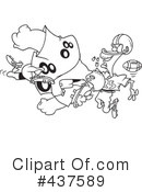 Football Clipart #437589 by toonaday