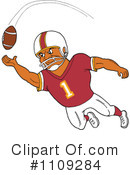 Football Player Clipart #1109284 by LaffToon