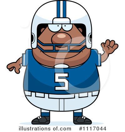 Royalty-Free (RF) Football Player Clipart Illustration by Cory Thoman - Stock Sample #1117044
