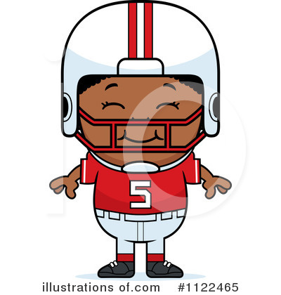 Royalty-Free (RF) Football Player Clipart Illustration by Cory Thoman - Stock Sample #1122465