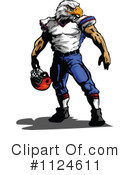 Football Player Clipart #1124611 by Chromaco