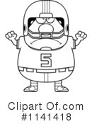Football Player Clipart #1141418 by Cory Thoman
