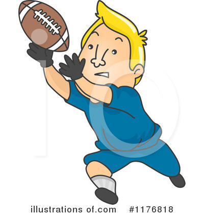Royalty-Free (RF) Football Player Clipart Illustration by BNP Design Studio - Stock Sample #1176818