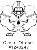 Football Player Clipart #1243247 by Cory Thoman
