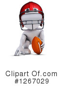 Football Player Clipart #1267029 by KJ Pargeter