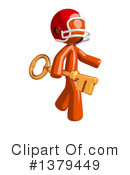 Football Player Clipart #1379449 by Leo Blanchette
