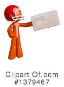 Football Player Clipart #1379467 by Leo Blanchette