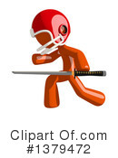 Football Player Clipart #1379472 by Leo Blanchette