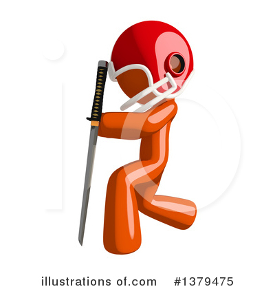 Football Player Clipart #1379475 by Leo Blanchette