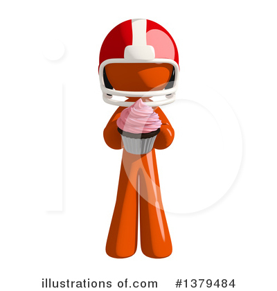 Royalty-Free (RF) Football Player Clipart Illustration by Leo Blanchette - Stock Sample #1379484