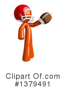 Football Player Clipart #1379491 by Leo Blanchette