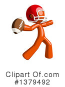 Football Player Clipart #1379492 by Leo Blanchette