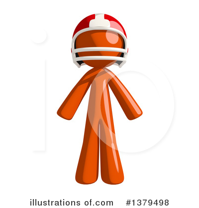 Football Player Clipart #1379498 by Leo Blanchette