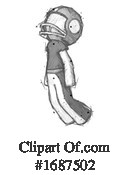 Football Player Clipart #1687502 by Leo Blanchette