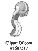 Football Player Clipart #1687517 by Leo Blanchette