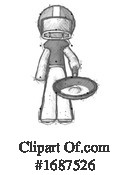 Football Player Clipart #1687526 by Leo Blanchette