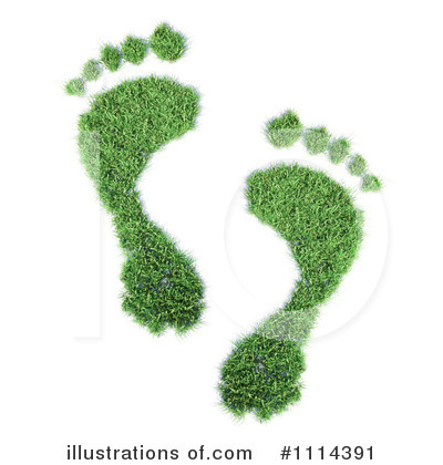 Foot Print Clipart #1114391 by Mopic